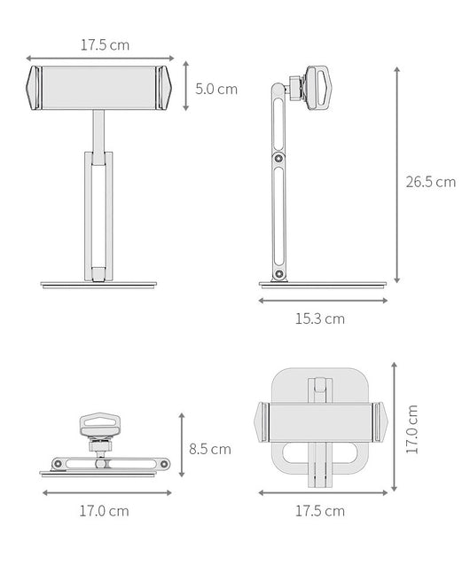 Soporte Plegable 2 en 1 para Celular con Altura Ajustable - Image 6