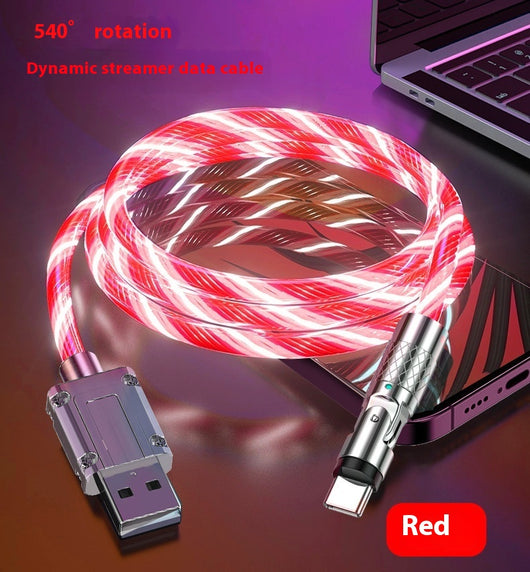 Cable de Carga Rápida con Luz Ambiental Colorida para Auto - Image 13