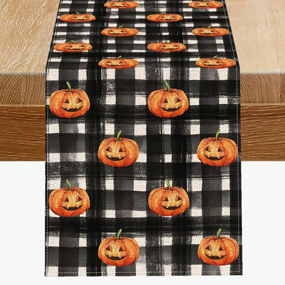 Camino de Mesa de Lino con Diseños de Halloween - Image 13