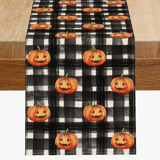 Camino de Mesa de Lino con Diseños de Halloween - Image 13