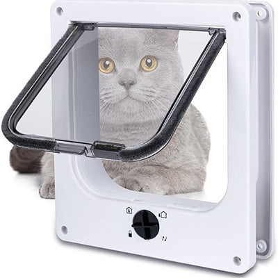 Puerta para Gatos y Perros con Cierre Magnético y Bloqueo Rotatorio - Image 4