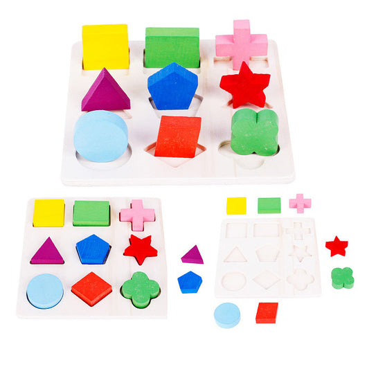 Tablero de Reconocimiento de Formas 3D - Puzzle Educativo Montessori - Image 5