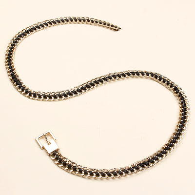 Cinturón de Cadena Corporal Geométrico Coreano - Ajustable con Hebilla de Aguja - Image 8