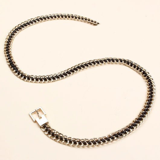 Cinturón de Cadena Corporal Geométrico Coreano - Ajustable con Hebilla de Aguja - Image 8