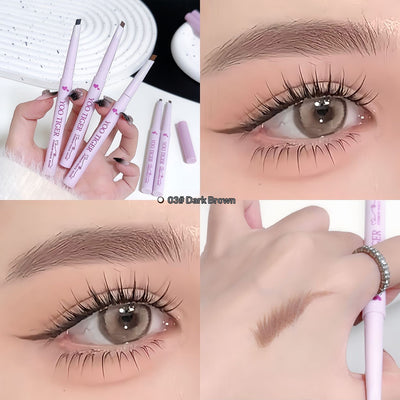 Lápiz de Cejas Triangular Dual con Punta Ultrafina para Cejas Naturales - Image 7