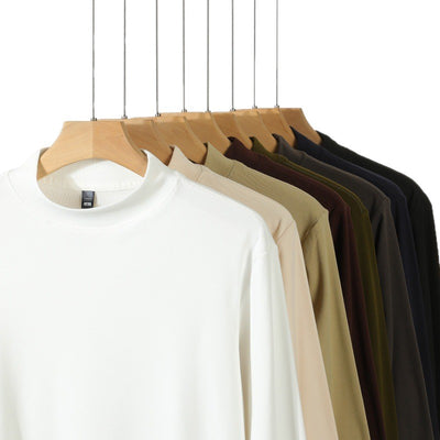 Playera Cuello Alto Terciopelo Liso para Hombre - Image 5