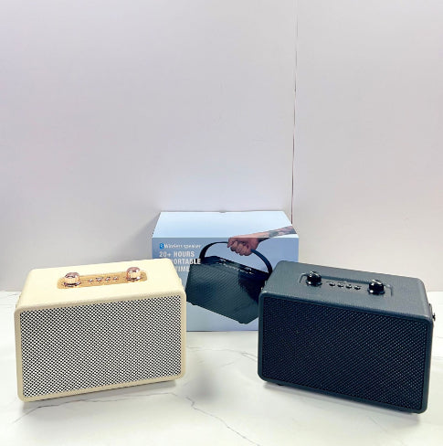 Parlante Bluetooth Portátil Retro de Madera con Subwoofer de Alta Calidad - Image 6