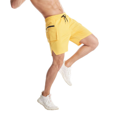 Pantalones de Entrenamiento Transpirables Cinco Cuartos para Hombre - Comodidad Fresca de Verano - Image 20