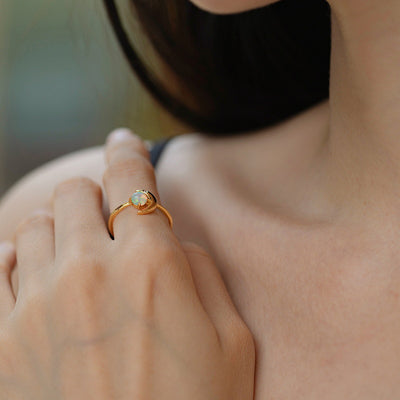 Anillo de Plata Esterlina 925 con Estrella y Luna - Lujo Minimalista para Mujer - Image 3
