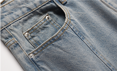 Jeans Rectos Holgados Estilo Retro para Hombre - Image 14