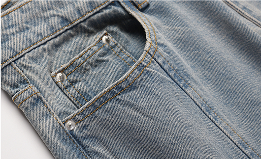 Jeans Rectos Holgados Estilo Retro para Hombre - Image 14