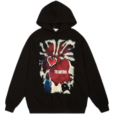 Sudadera Holgada Hip-Hop con Capucha para Otoño e Invierno - Image 3