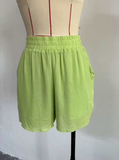 Conjunto de Blusa Suelta y Shorts Anchos con Solapas - Estilo Minimalista - Image 14