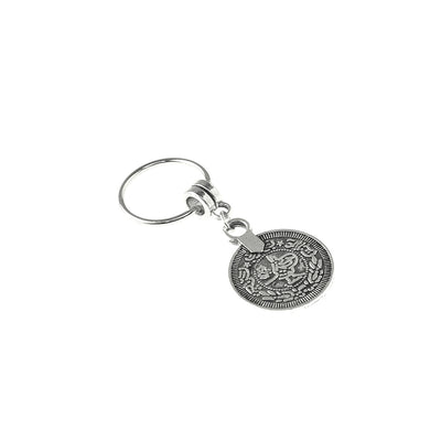 Pasador de Cabello con Moneda y Hoja - Accesorio Elegante - Image 15