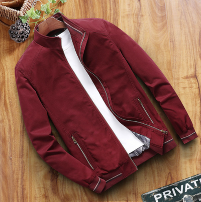 Chaqueta Deportiva Casual de Algodón Lavado Oversize para Hombre Talla Grande - Image 8