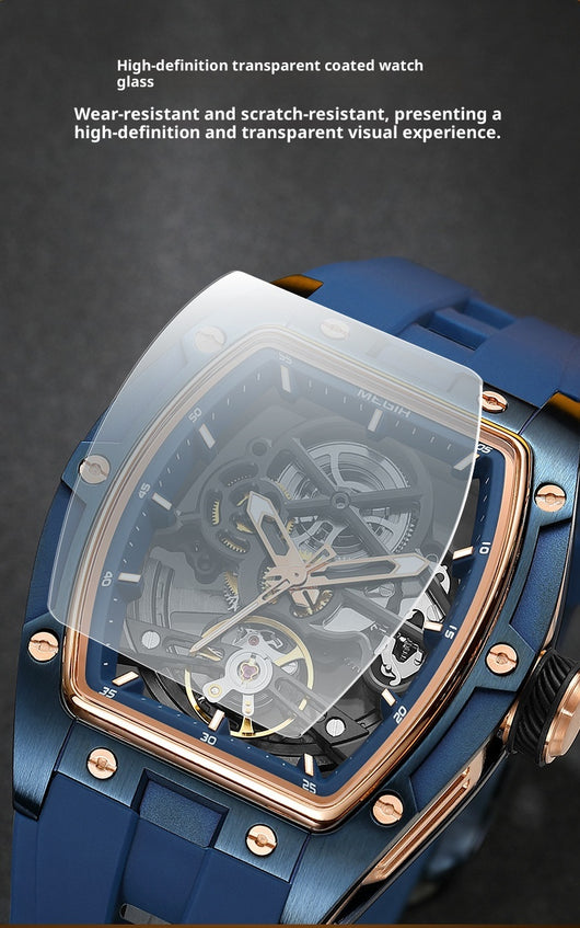 Reloj Mecánico para Hombre con Diseño Esqueletizado - Image 8