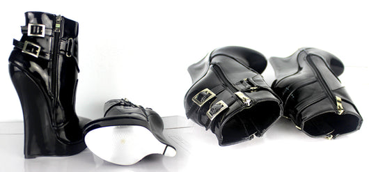 Tacones Altos Plataforma Impermeables Talla Grande para Mujer - Image 10