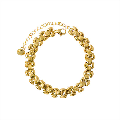 Pulsera Chapada en Oro 18K - Estilo Europeo y Americano - Image 4