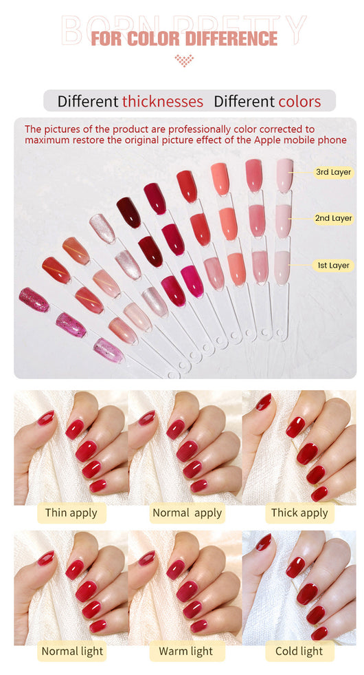 Esmalte de Uñas Gel UV Transparente Efecto Gelatina Fotocurable - Image 100