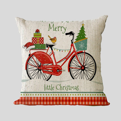 Funda de Almohada de Lino Colección Año Nuevo Navidad - Image 21