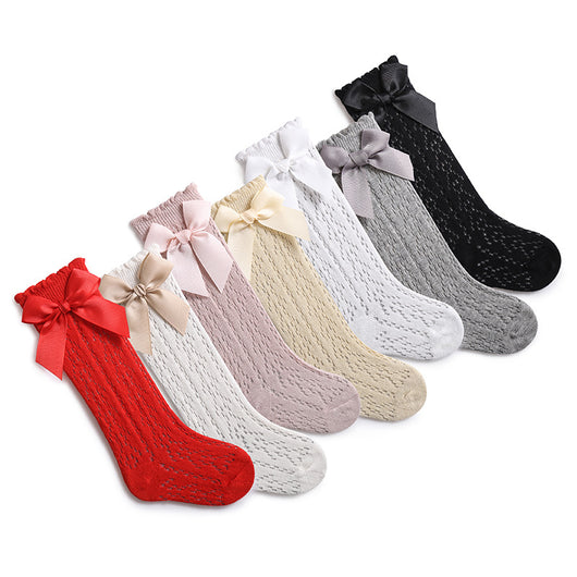 Calcetines Altos de Malla para Bebé - Colección Primavera Verano Estilo Coreano - Image 5