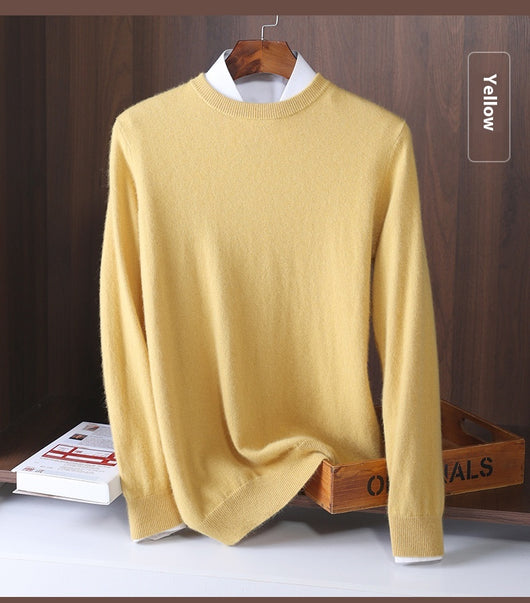 Suéter Escote V Lana Estilo Coreano - Polera Base Versátil - Image 23