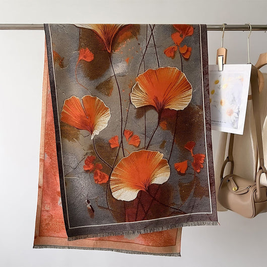 Bufanda Gruesa de Invierno con Diseño Jacquard Tipo Cashmere - Image 17