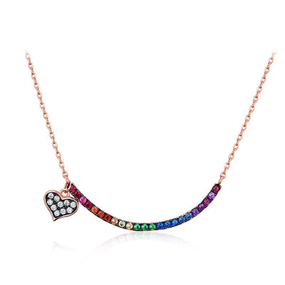 Collar de Plata 925 Arcoíris para Mujer - Image 5