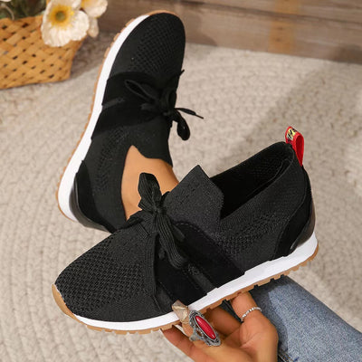 Zapatos Casuales Deportivos para Mujer con Malla Transpirable y Cordones - Image 3
