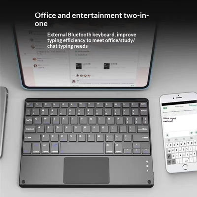 Teclado Bluetooth con Control Táctil Compatible con Tablets - Image 9
