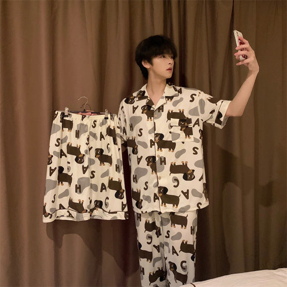 Pijama Estampado Digital para Hombre - Tela Premium