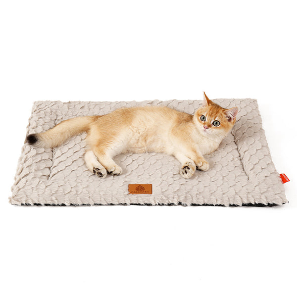 Cama Térmica para Mascotas con Patrón de Escamas - Cojín Cálido para Perros y Gatos