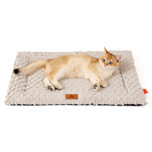 Cama Térmica para Mascotas con Patrón de Escamas - Cojín Cálido para Perros y Gatos