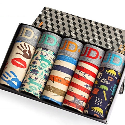 Bóxers de Algodón Estampado Transpirables para Hombre - Image 3
