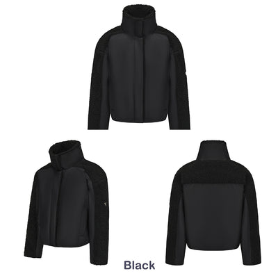 Abrigo de Lana de Cordero Oversized Retro de Manga Larga para Mujer - Image 16