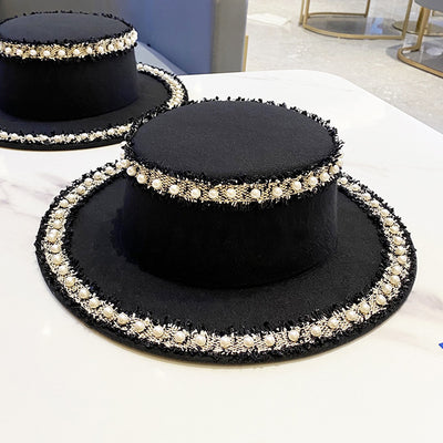 Sombrero de Lana para Mujer con Perla - Estilo Bucket Elegante - Image 6