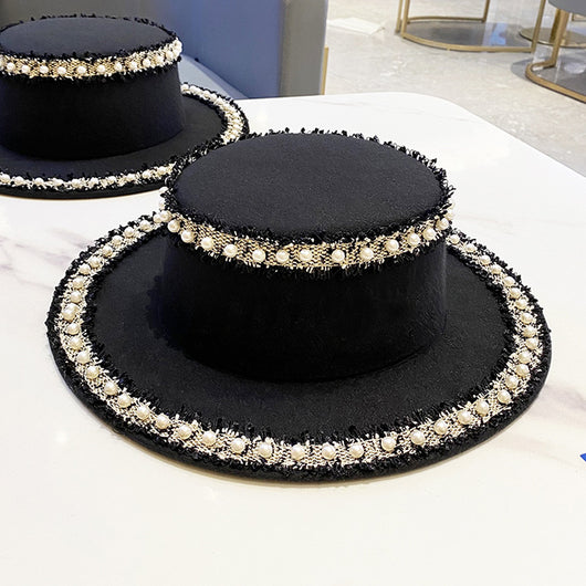 Sombrero de Lana para Mujer con Perla - Estilo Bucket Elegante - Image 6