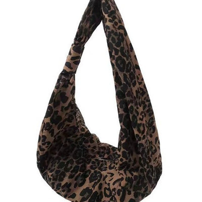 Bolsa Bandolera Estampado Leopardo con Pliegues - Image 5