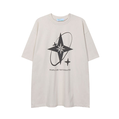 Camiseta Holgada de Cuello Redondo en Algodón para Hombre - Image 9