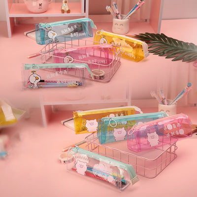 Estuche Transparente Margarita para Lápices y Artículos de Papelería - Image 6