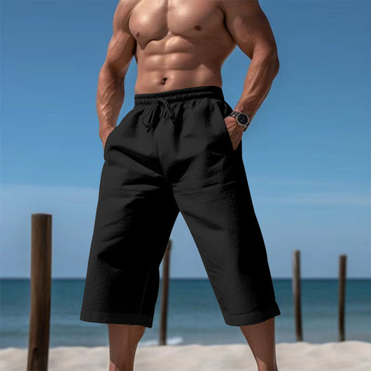 Pantalones Capri Casuales Transpirables para Hombre - Image 8