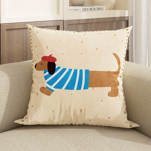 Funda de Almohada Decorativa Perrito Adorable 45x45cm para Sofá y Hogar - Image 10