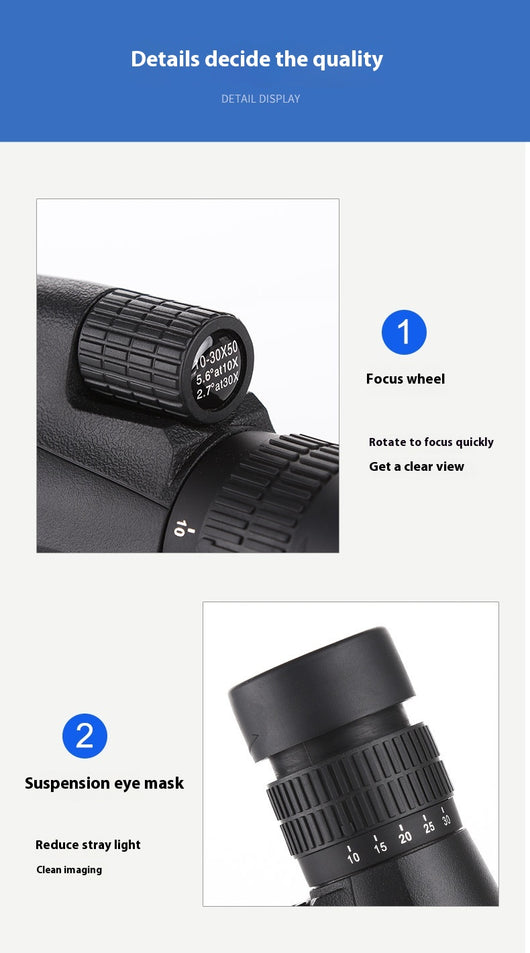 Telescopio Monocular de Alto Aumento con Zoom Profesional - Image 10