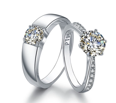 Anillo de Diamante Moissanita Platino D Color 1 Quilate Ajustable - Image 31