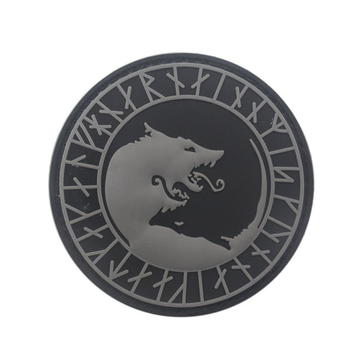 Parche Lobo Vikingo con Velcro para Brazalete y Mochila - Image 7