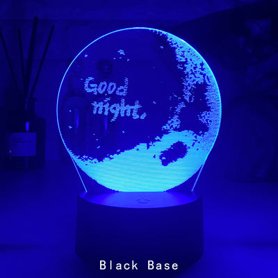 Lámpara LED 3D Creativa para Mesita de Noche - Image 11