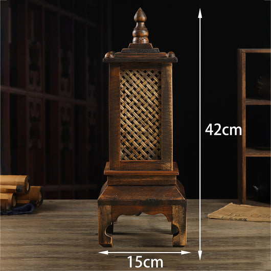 Lámpara de Mesa Retro Bambú para Mesita de Noche - Image 5
