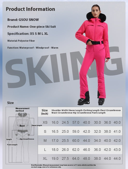 Traje de Esquí Térmico Impermeable para Mujer - Protección Total en Montaña - Image 15