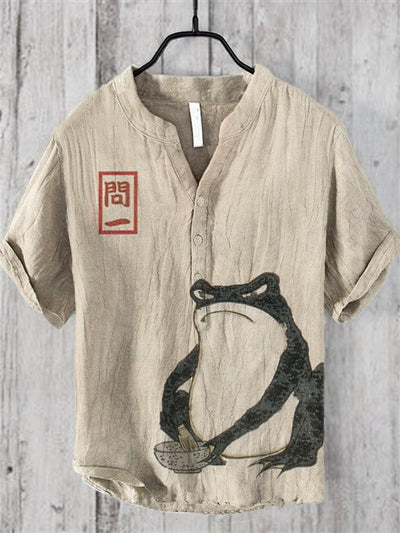 Camisa Hawaiana Navideña Casual con Estampado Santa para Hombre - Image 32
