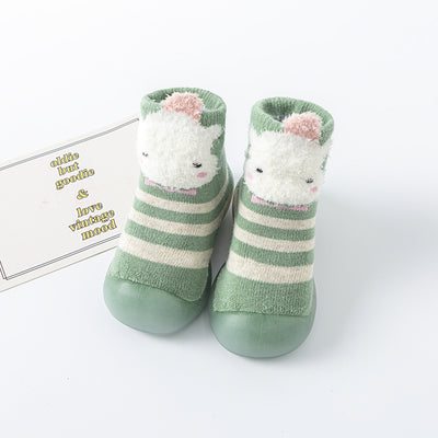 Calcetines Zapato Antideslizante de Tubo Medio para Bebés y Niños Pequeños - Image 5